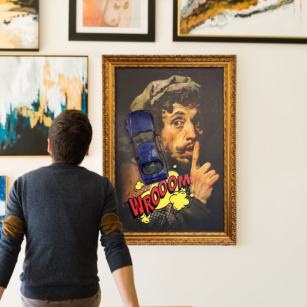 Nissan GTR 3D Uygulamalı Tuval Tablo (50×70 cm) | Özel Koleksiyon Eseri