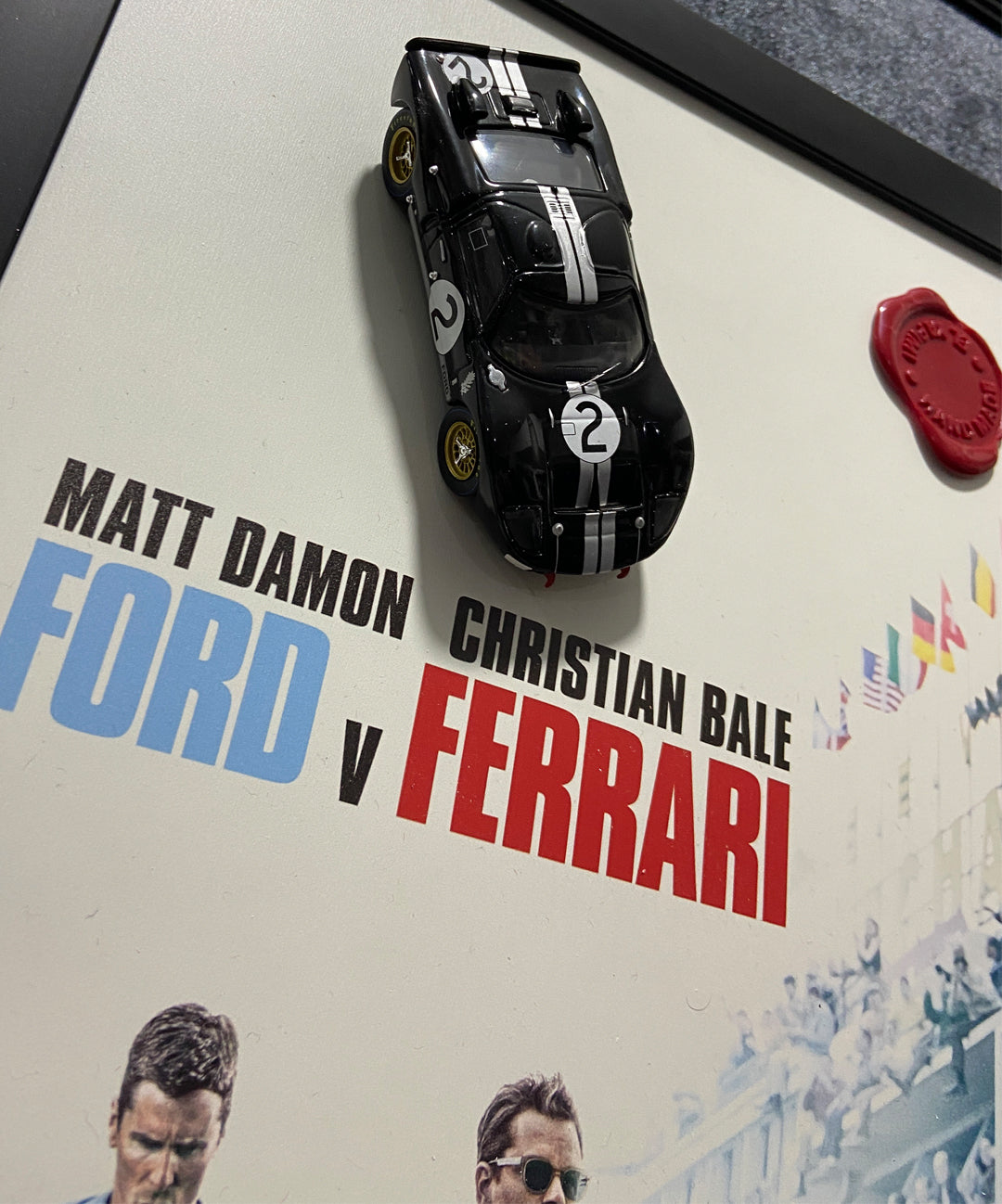FORD V FERRARI SİNEMA FİLMİ 3 BOYUTLU TABLOSU