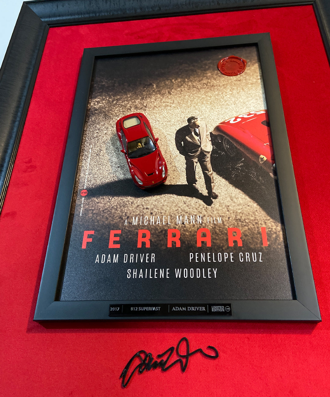 FERRARI FİLMi 3 BOYUTLU TABLO