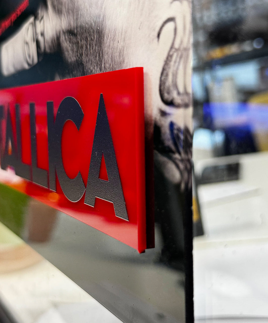 James Hetfield ve Gitarıyla 3D Sanat Tablosu