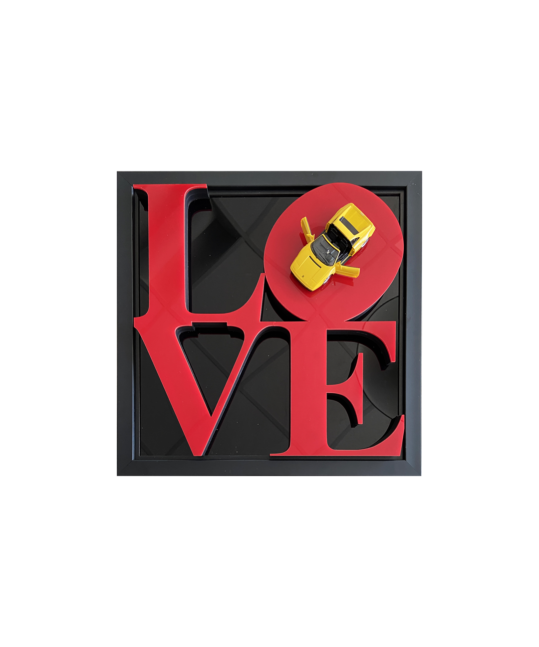LOVE ART-FERRARI ÜÇ BOYUTLU TABLO