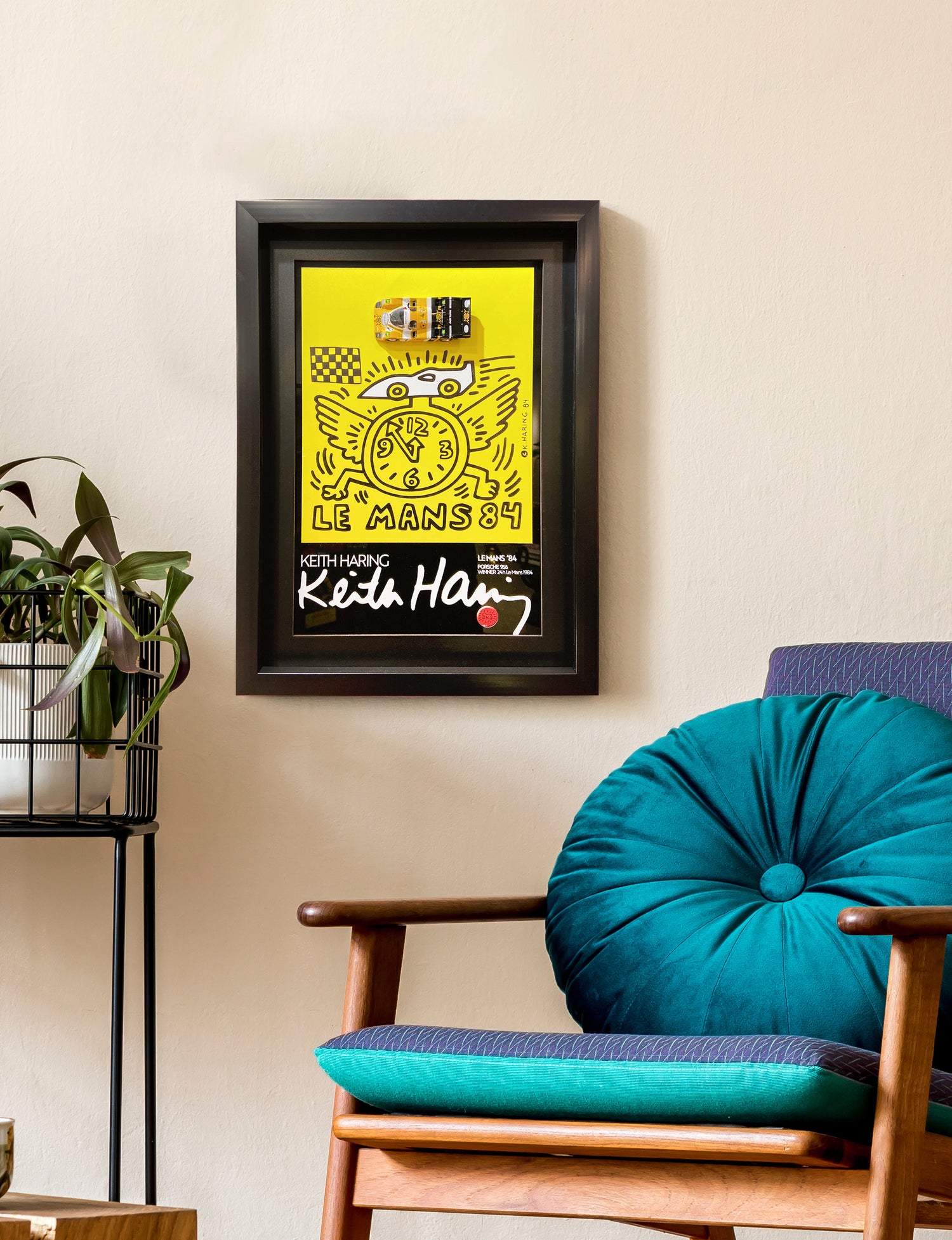 Ofis dekoru için şık üç boyutlu duvar dekor, Porsche koleksiyon modeliyle sınırlı sayıda üretilmiş özel tablo.