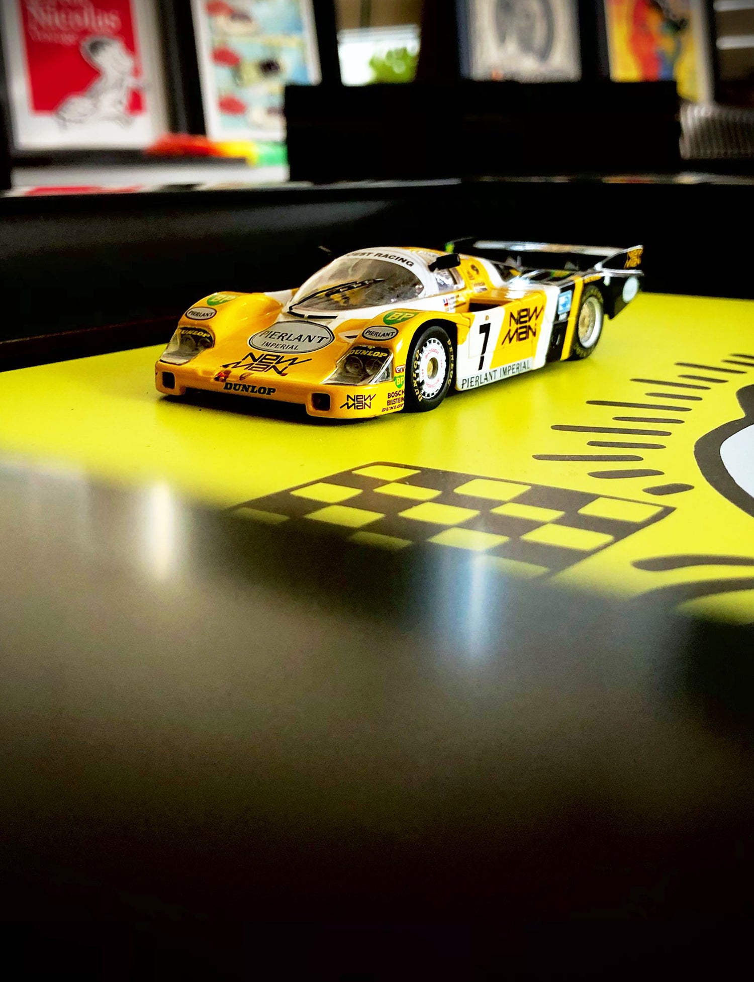 Ofis dekoru için şık üç boyutlu duvar dekor, Porsche koleksiyon modeliyle sınırlı sayıda üretilmiş özel tablo.