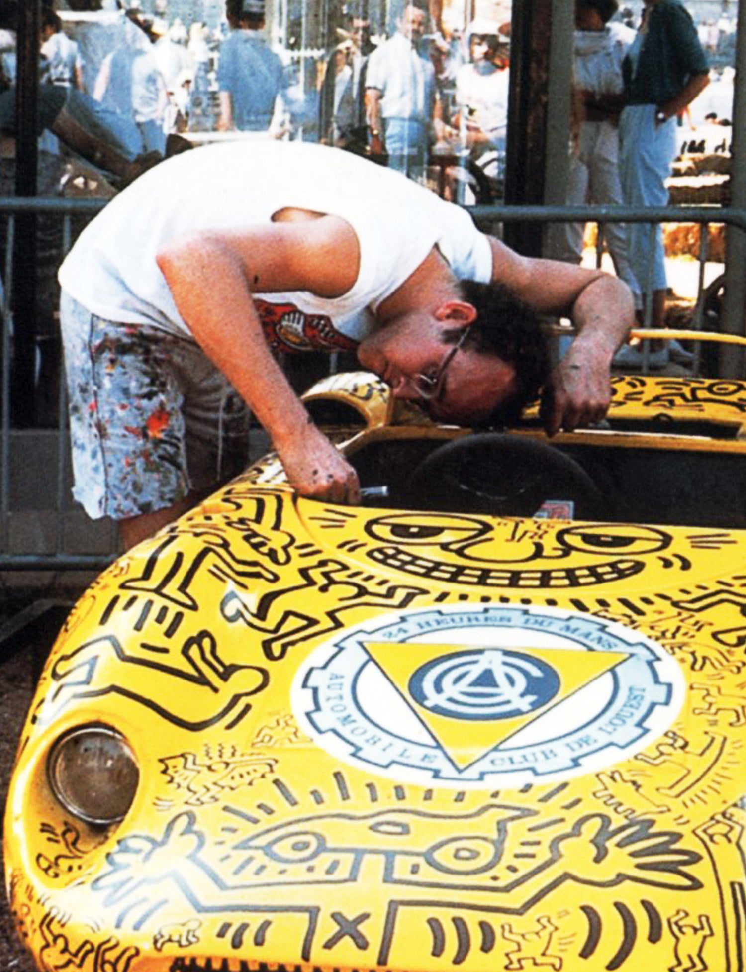 El işçiliğiyle hazırlanmış otomobil tablo tasarımı, kişiye özel Porsche detaylı üç boyutlu duvar dekoru.