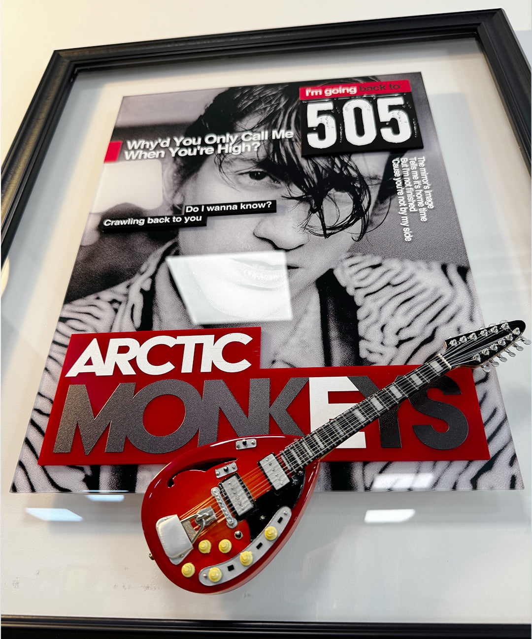 Rock müzik tutkunları için özel tasarım Arctic Monkeys canvas tablo, dekoratif duvar süsü.