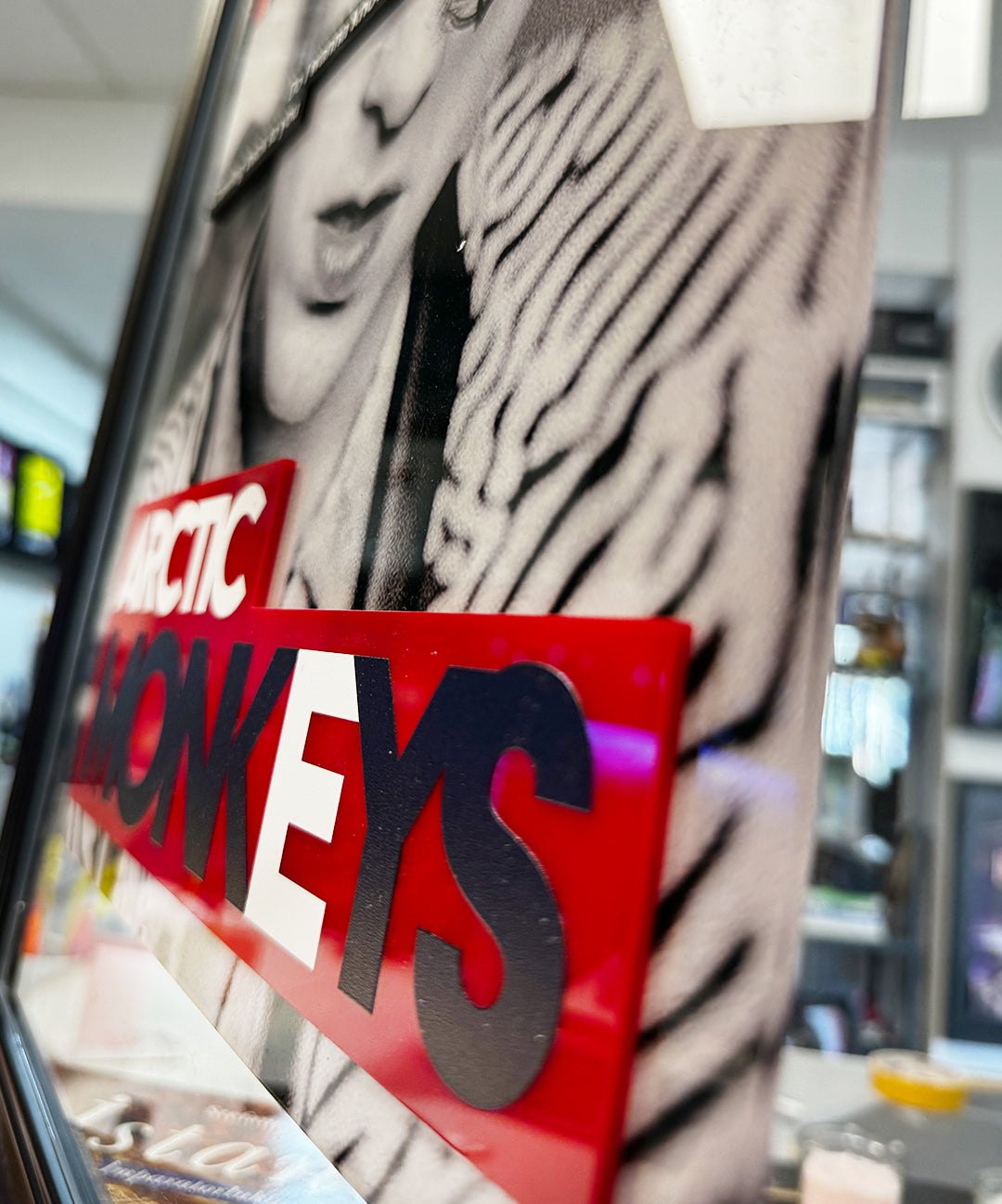 Koleksiyonluk Arctic Monkeys tablo, müzik severlere özel lüks dekoratif eser