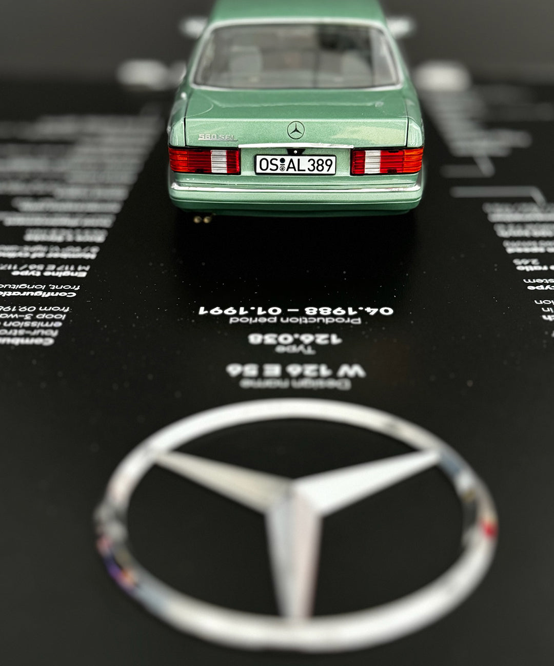 Koleksiyon değeri yüksek Mercedes üç boyutlu otomobil tablo, kişiye özel tasarım, duvar dekoru ve ofis dekoru.