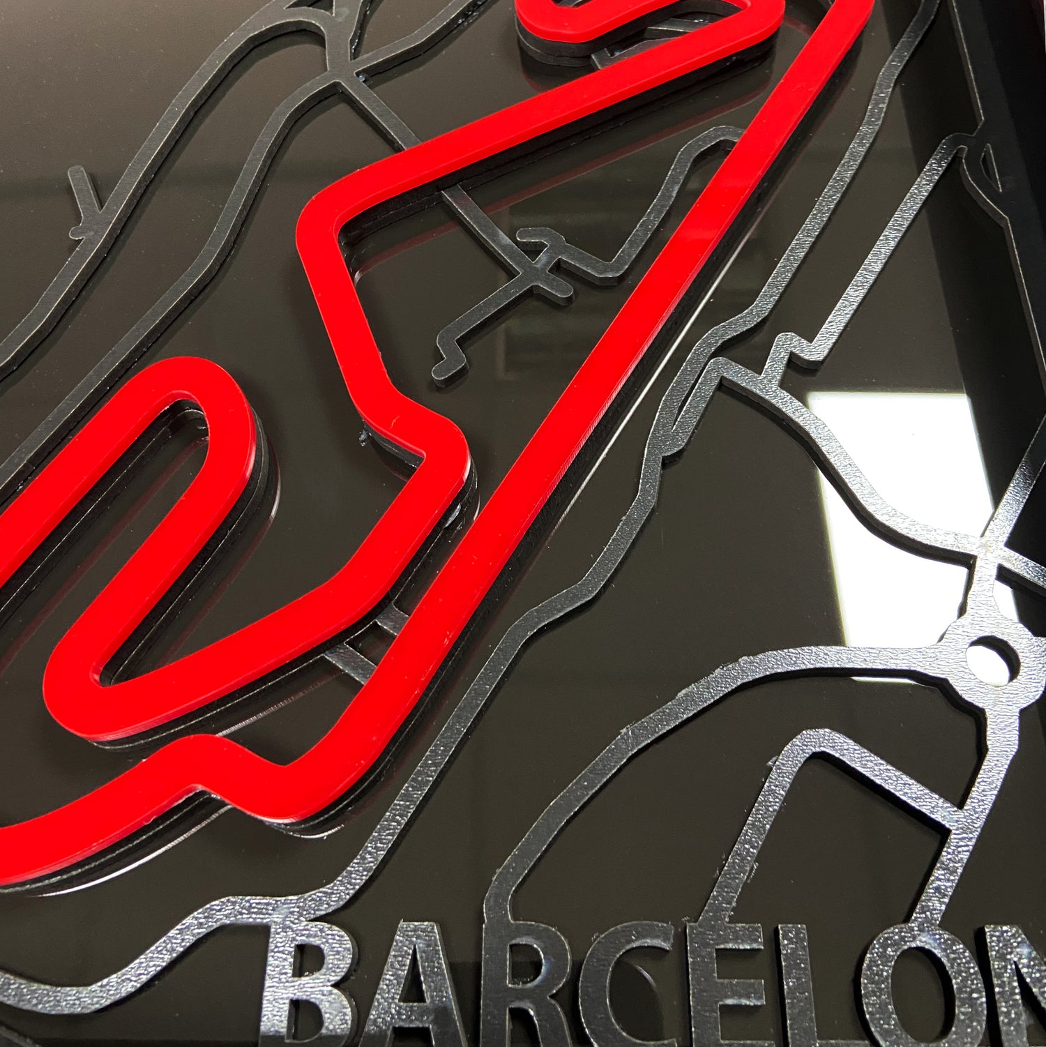 İspanya Barcelona Pisti Özel Duvar Sanatı