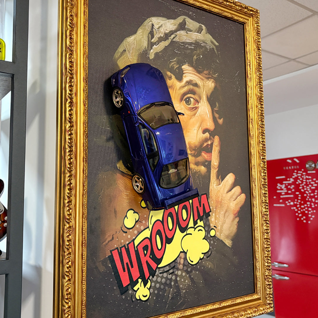 Nissan GTR 3D Uygulamalı Tuval Tablo (50×70 cm) | Özel Koleksiyon Eseri