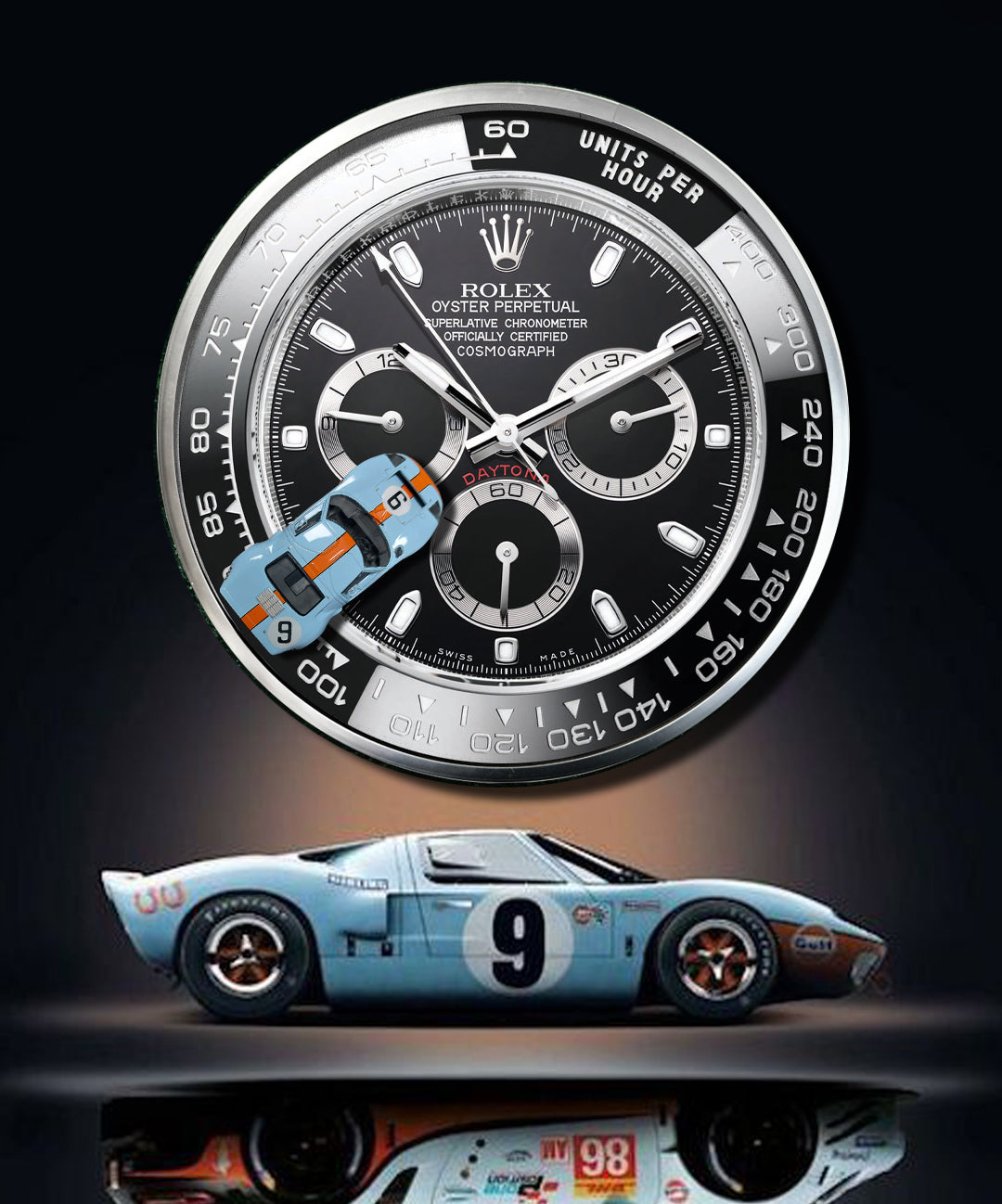 Breitling Mustang Edition Saat ve Mustang Model Tablo Tasarımı