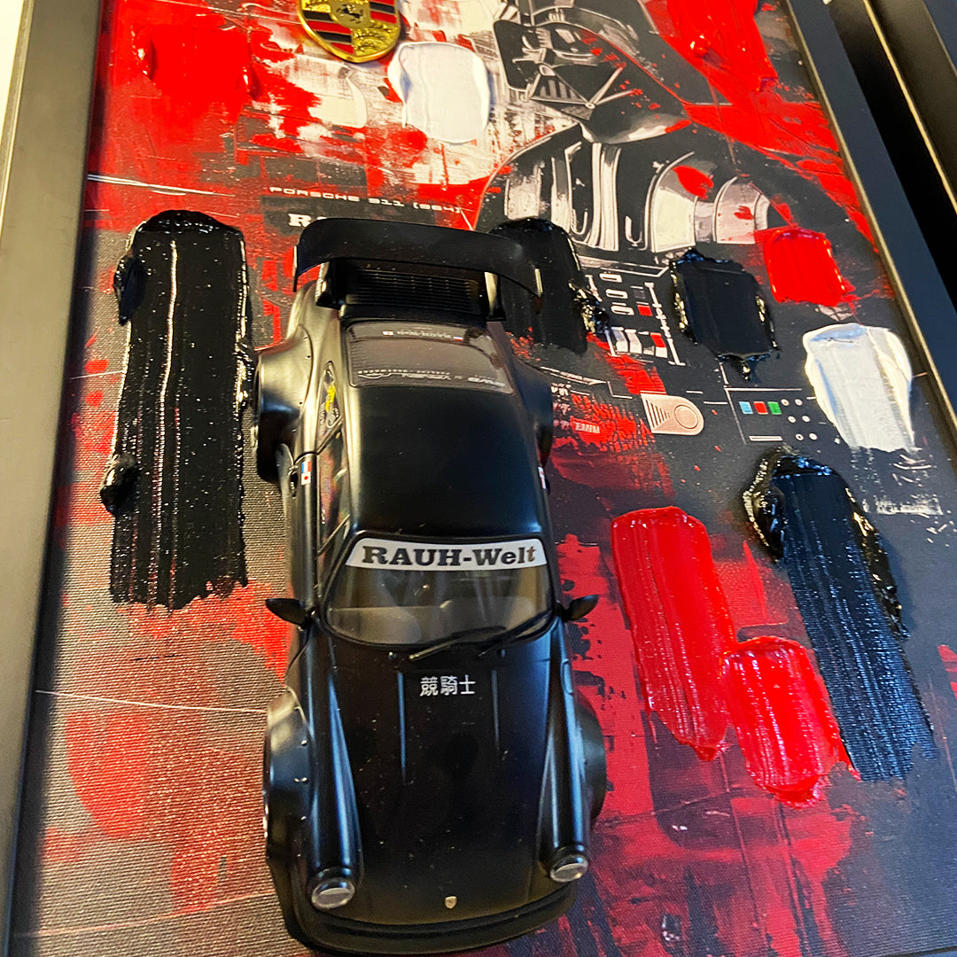 Darth Vader × Porsche RWB 1:18 Özel Tasarım Koleksiyon Tablosu