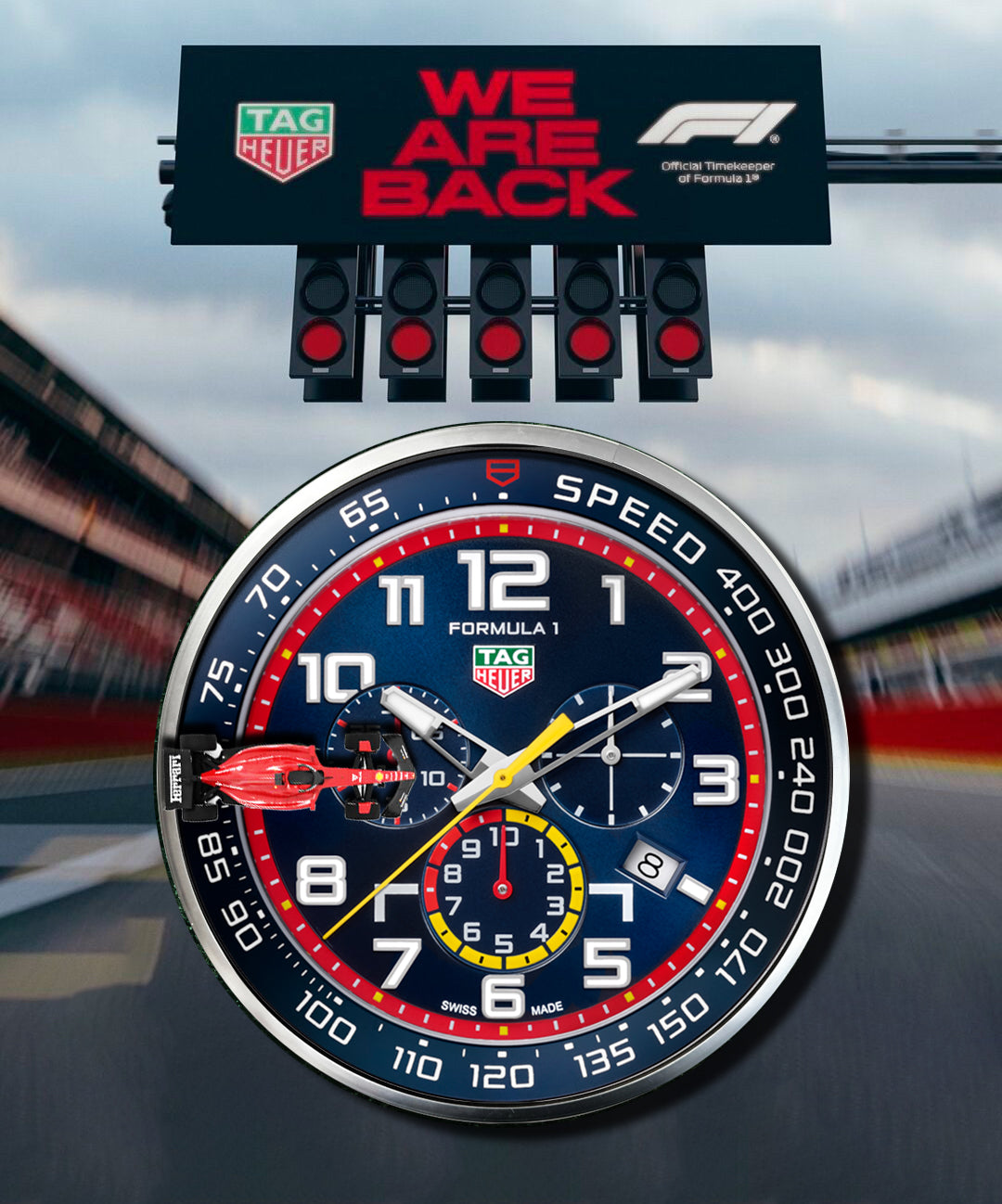 Breitling Mustang Edition Saat ve Mustang Model Tablo Tasarımı