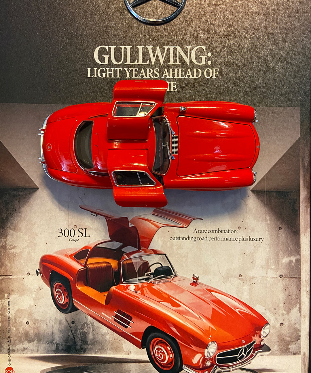 Mercedes 300 SL - Gullwing WallArt