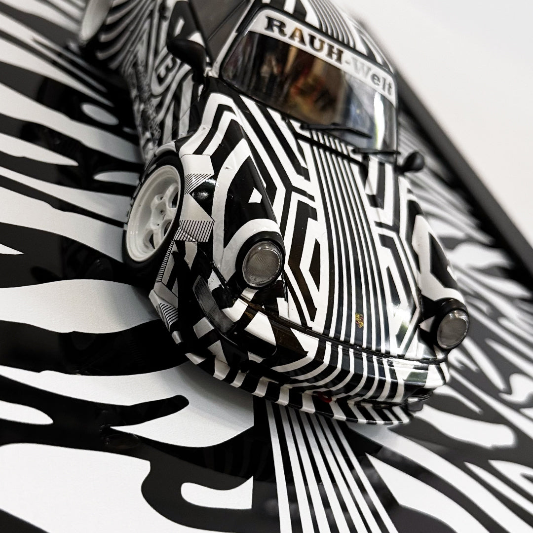 RWB Porsche “The Zebra” – El Yapımı Duvar Tablosu
