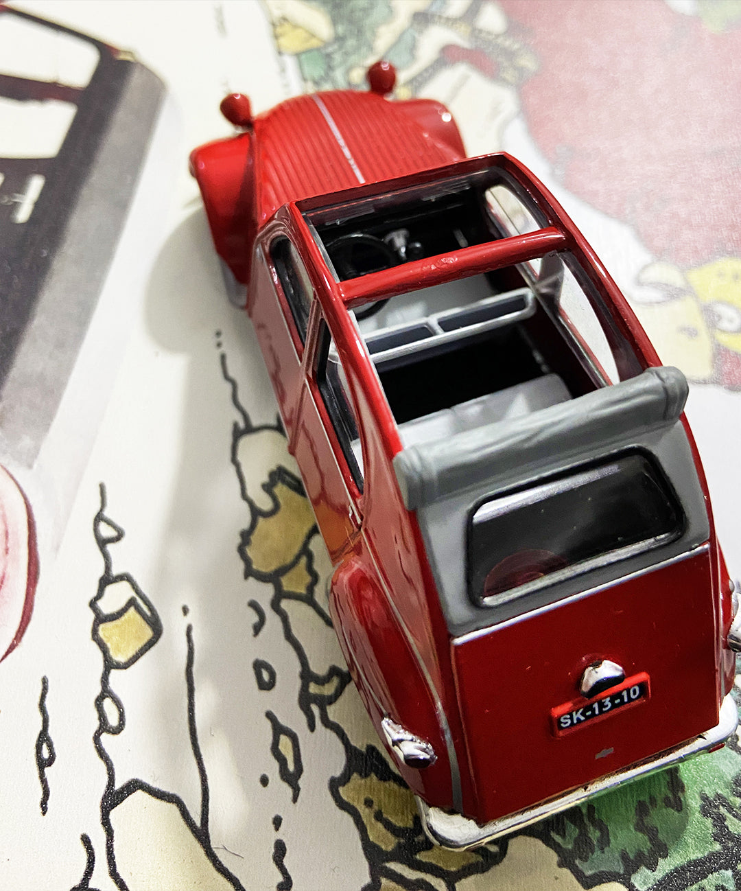 TINTIN / LES AVENTURES DE LA 2 CV