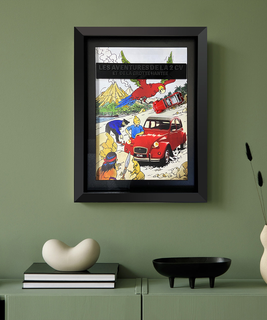 TINTIN / LES AVENTURES DE LA 2 CV