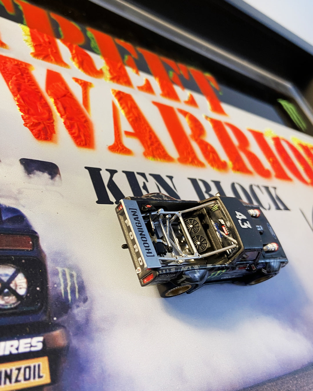Otomobil ve motorspor tutkunlarına özel Hoonigan 3D sanat eseri tablo